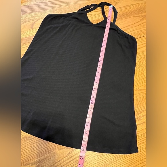 Torrid Black Everyday Ribbed Strappy Halter Tank Top / Size 2 🖤 - Picture 7 of 16